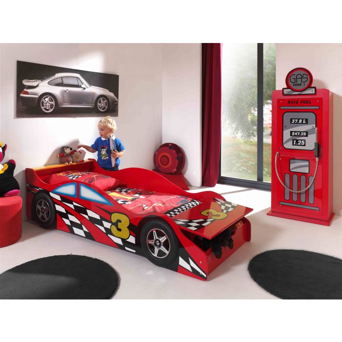 CARBEDS TODDLER RACE BED 70 X 140 CM RED