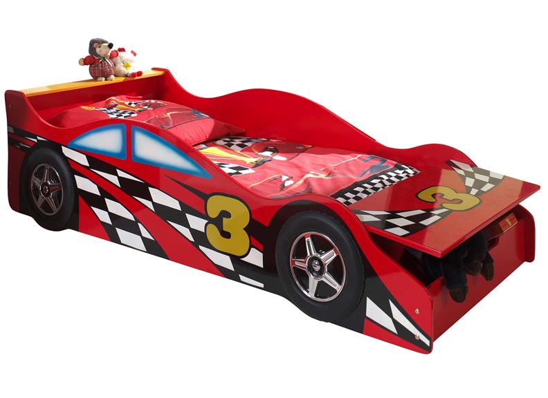 CARBEDS TODDLER RACE BED 70 X 140 CM RED