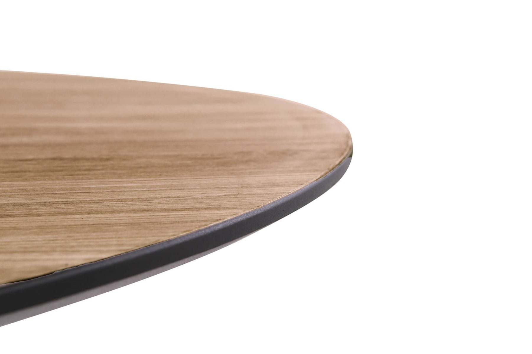 Sadia Round Dining Table – 1100mm in Oak or Smoke Finish with Durable Melamine Top