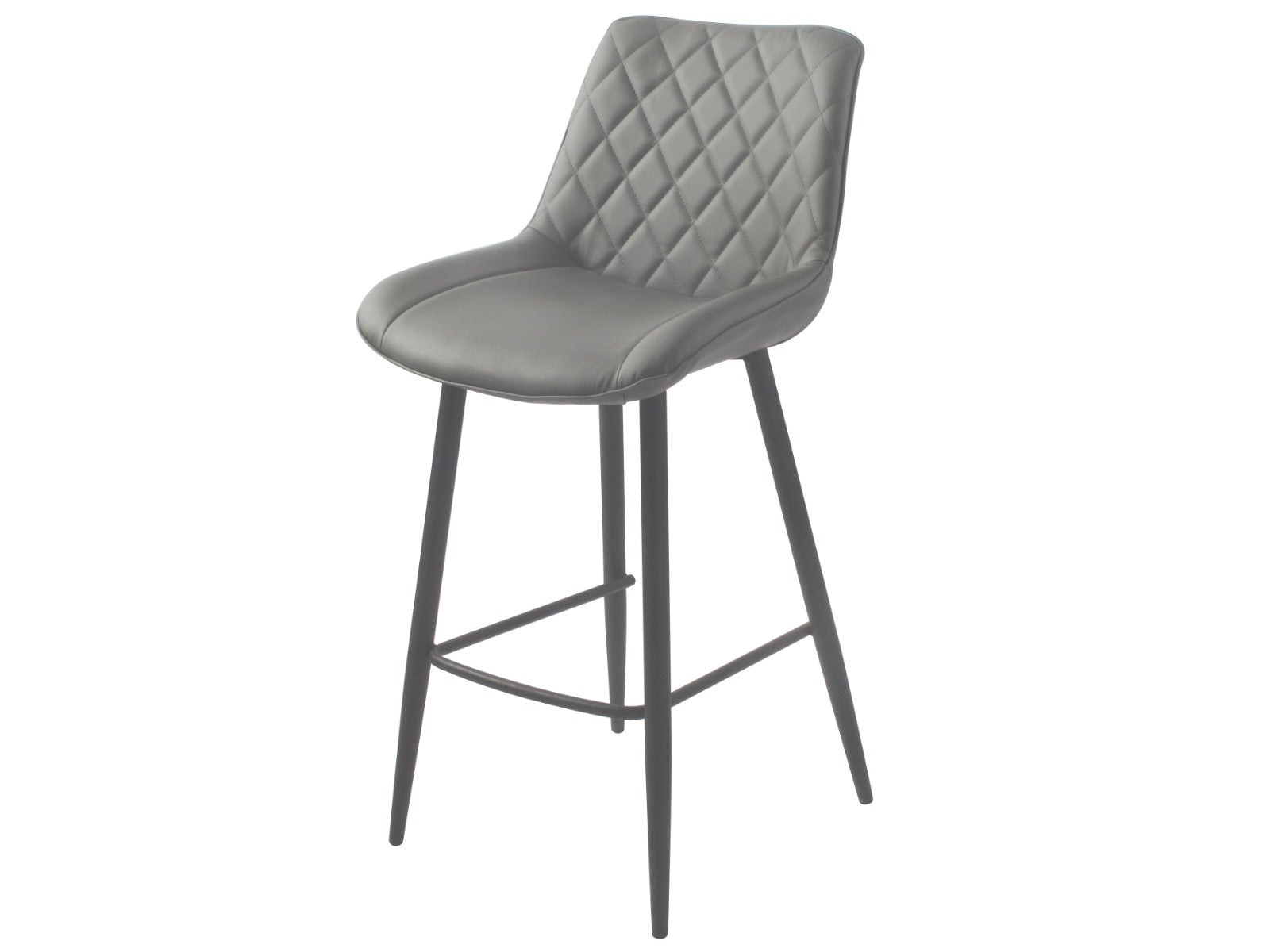 Silvia Bar Stool Grey PU