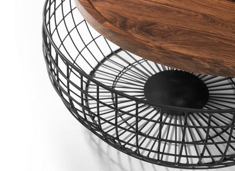Smithson Storage Coffee Table Open