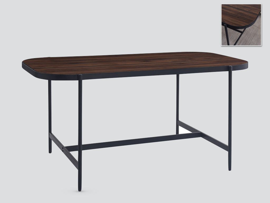 Soho Rect. Dining Table Walnut