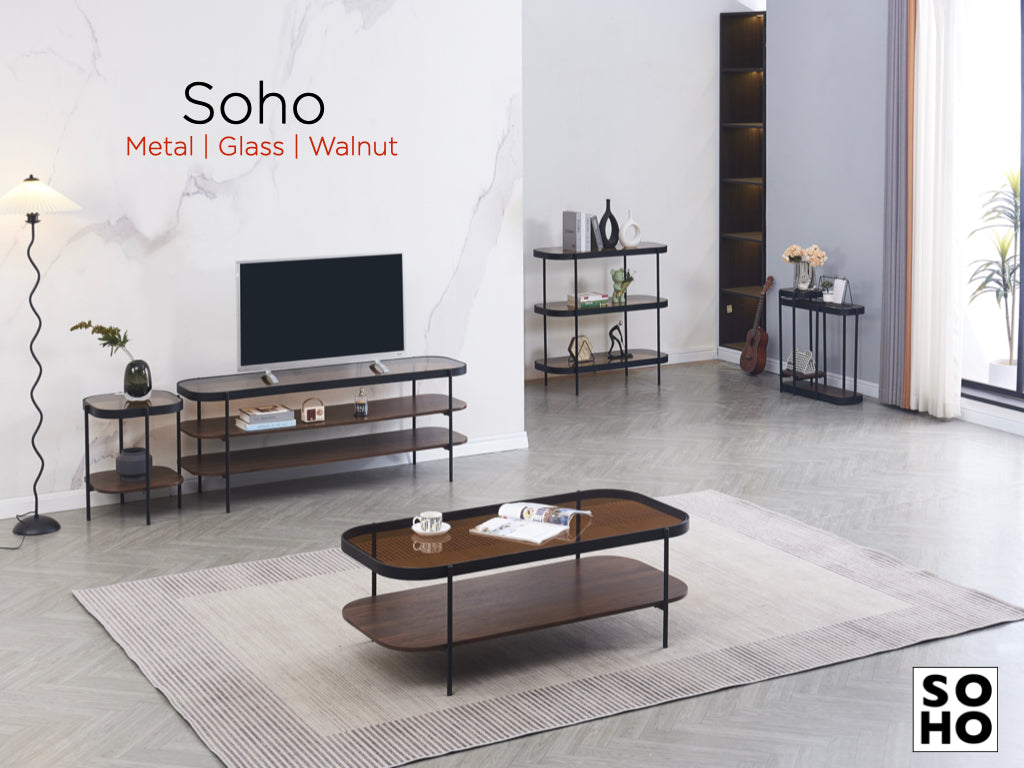 Soho Rect. Coffee Table Walnut