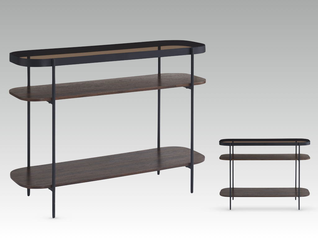 Soho Console Table Walnut