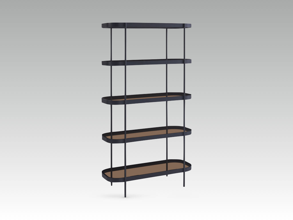 Soho High Bookcase Walnut