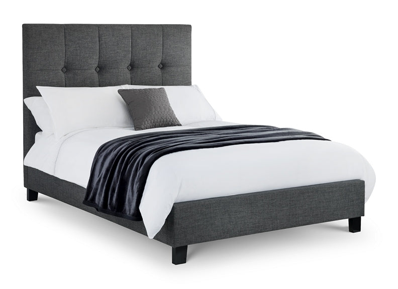 Sorrento Grey Fabric Bed