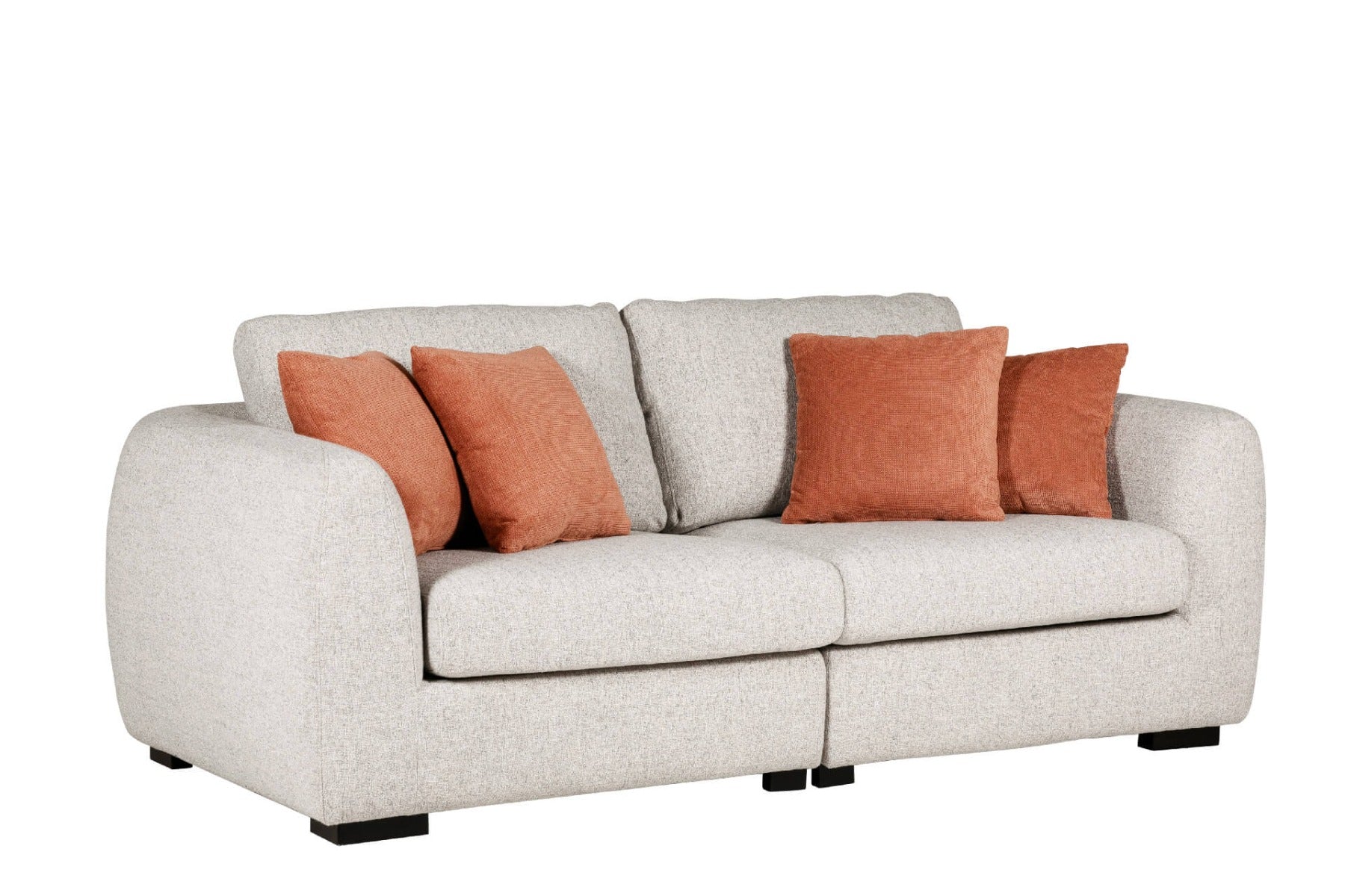 Spencer 4 Seater Sofa – Grey or Natural | Spacious & Stylish Comfort