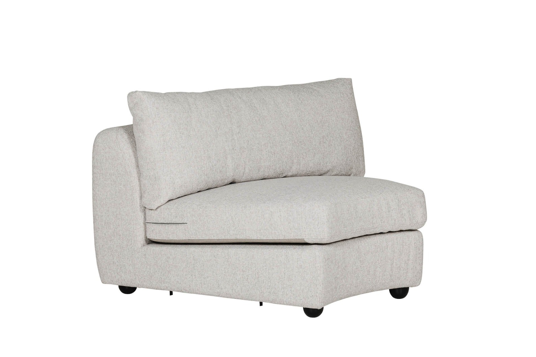 Spencer Curved Wedge – Grey or Natural | Modular Elegance & Comfort