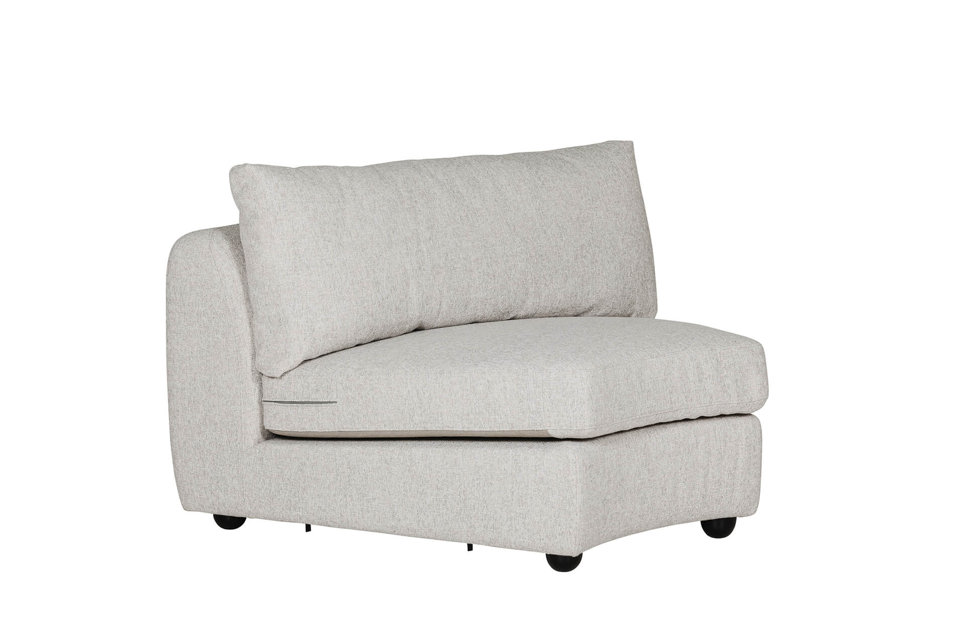 Spencer Curved Wedge – Grey or Natural | Modular Elegance & Comfort