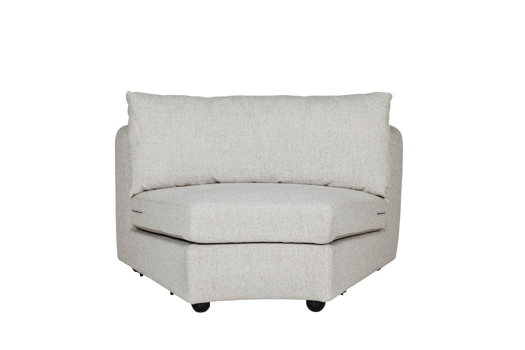 Spencer Curved Wedge – Grey or Natural | Modular Elegance & Comfort