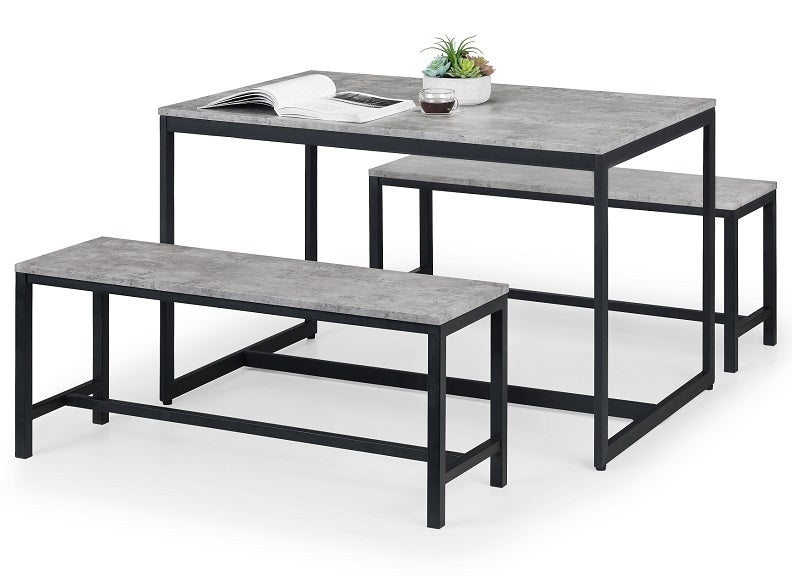 Staten Table & Staten Bench Set