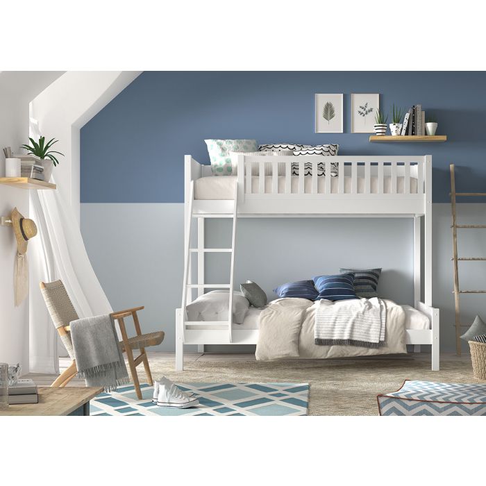 SCOTT FAMILYBED 140 X 200 CM + 90 X 200 CM WHITE