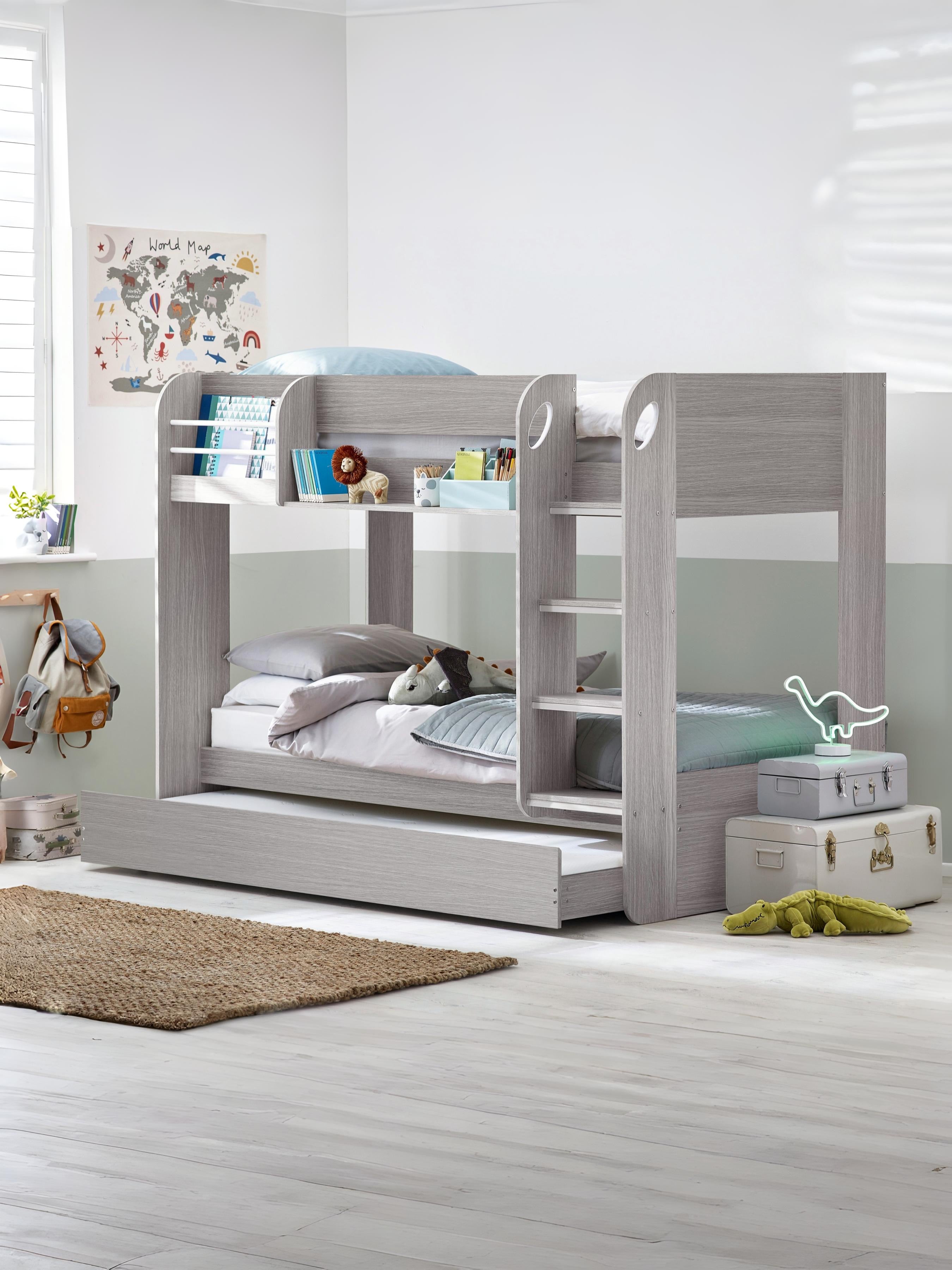Mars Bunk & Underbed - Grey Oak