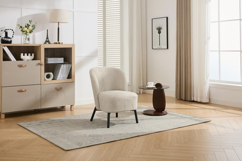 Talia Ash Grey Chair - room