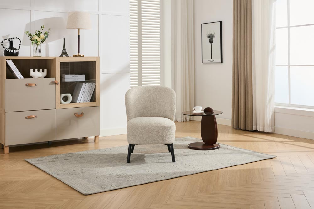 Talia Beige Accent Chair