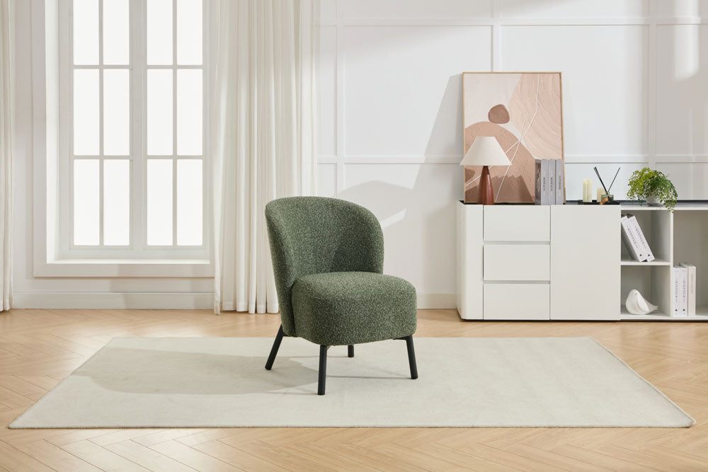 Talia Forest Green Occasional Chair - room