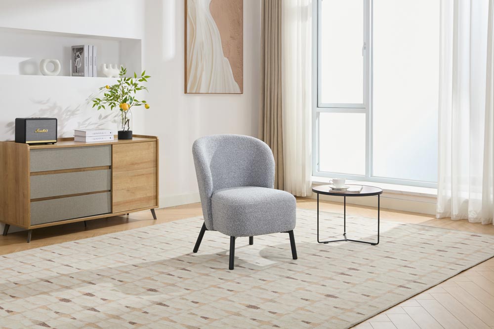 Talia Ash Grey Accent Chair