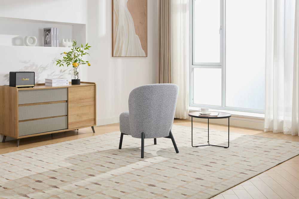 Talia Ash Grey Accent Chair