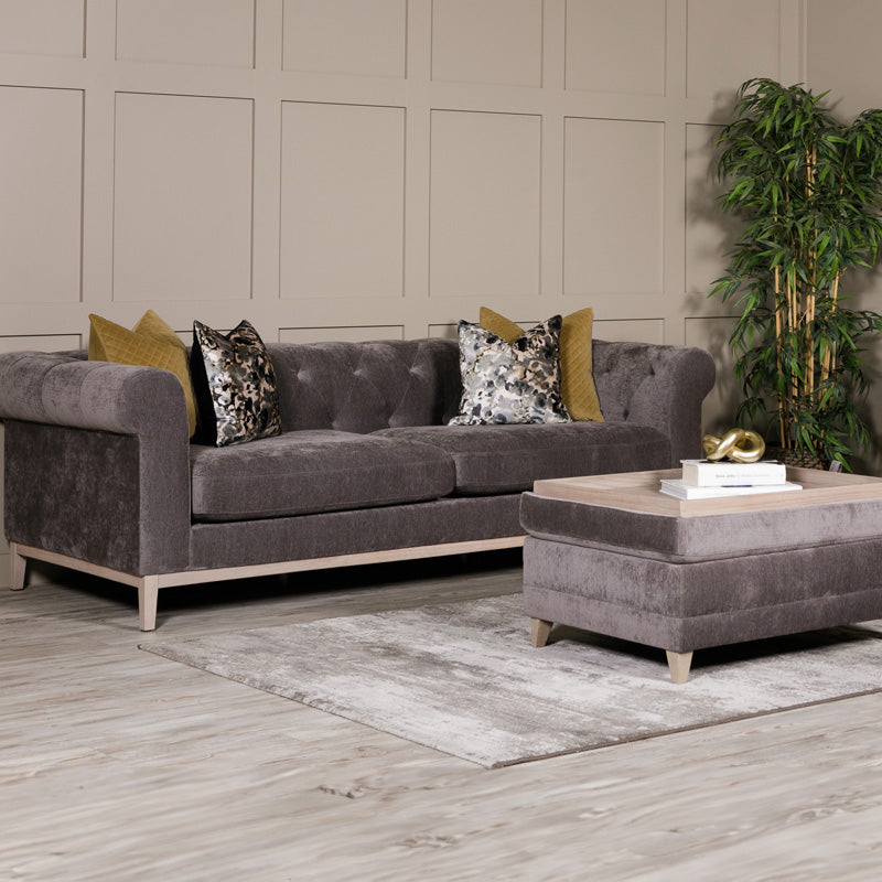 Tate 3 Seater- Grey