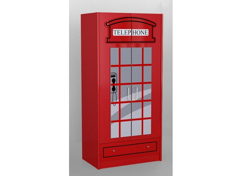 London Telephone Box Wardrobe - 2