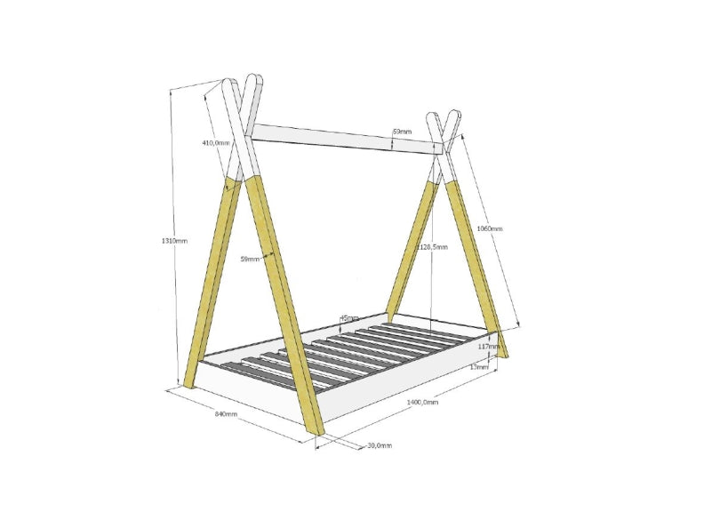 Tipi Junior Child's Bed