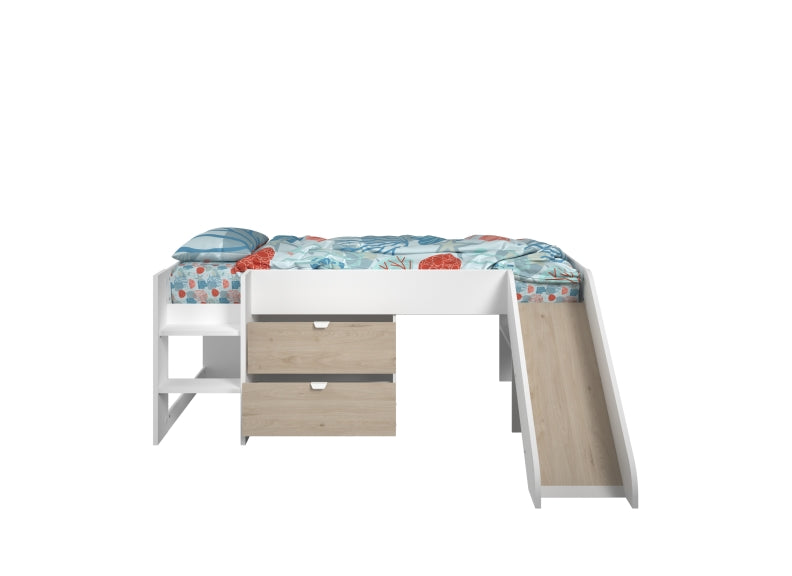 Tobo Bed With Slide & Chest