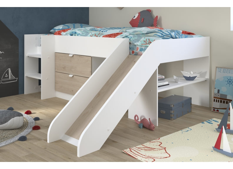 Tobo Bed With Slide & Chest