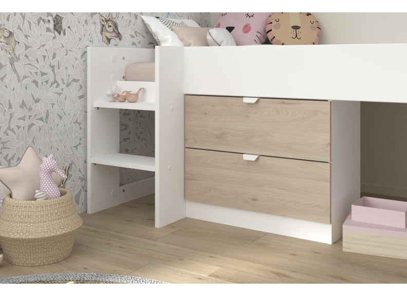 Tobo Bed With Slide & Chest