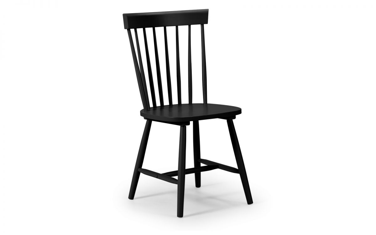Torino Black Dining Chair | Scandinavian Design Accent Chair