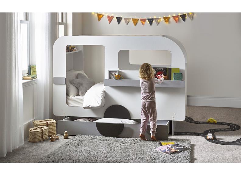 Tourer Caravan Bed | Unique Kids Bed with Storage