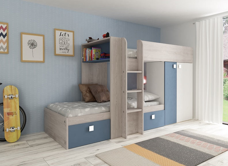 Trasman Blue Bunk Bedroom
