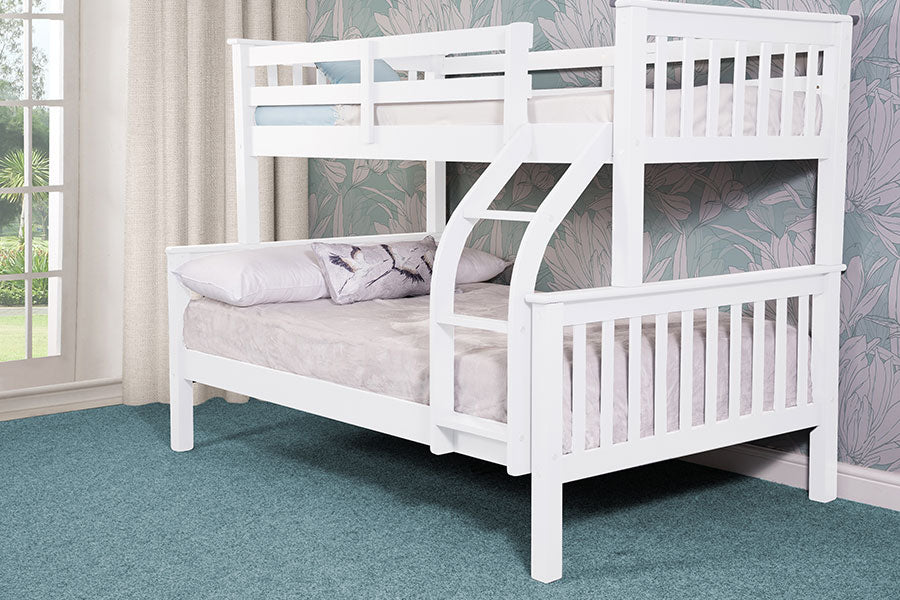 Treble Bunk bed in Grey or White