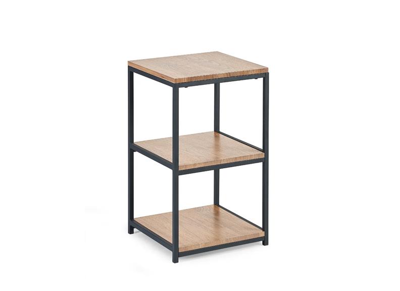 Tribeca Sonoma Oak Tall Narrow Side Table