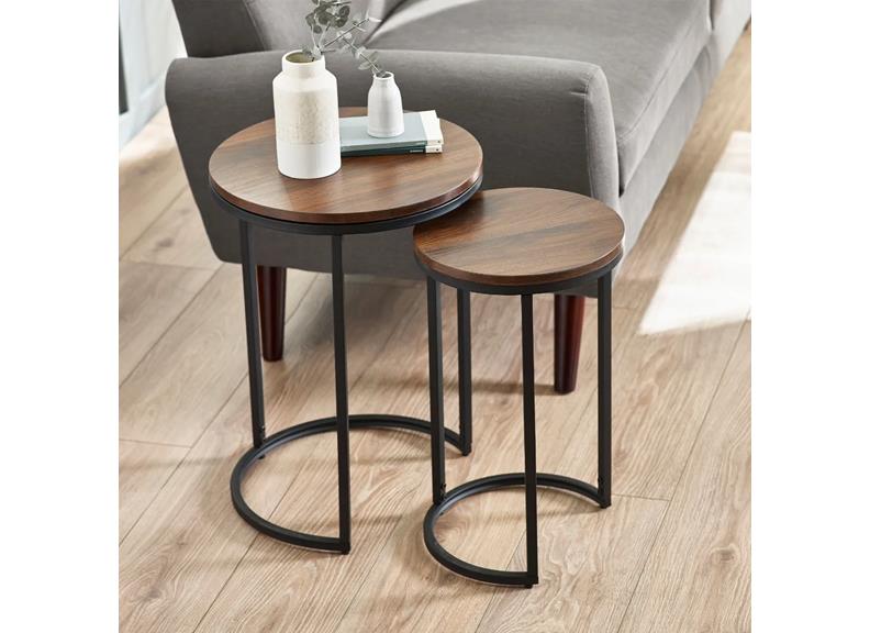 Tribeca Nesting Tables In Walnut