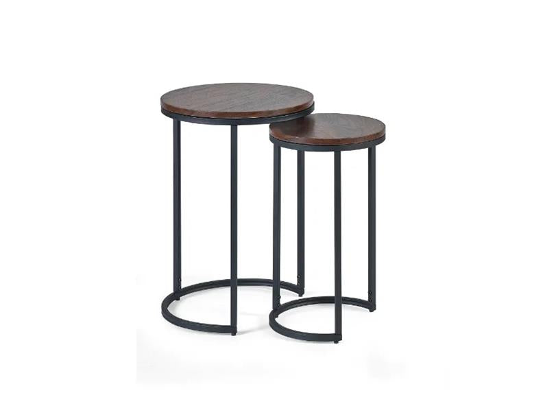 Tribeca Walnut Nesting Side Tables
