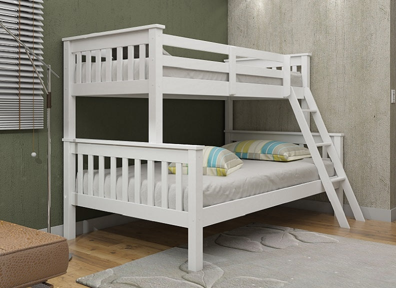 White Triple Bunk 
