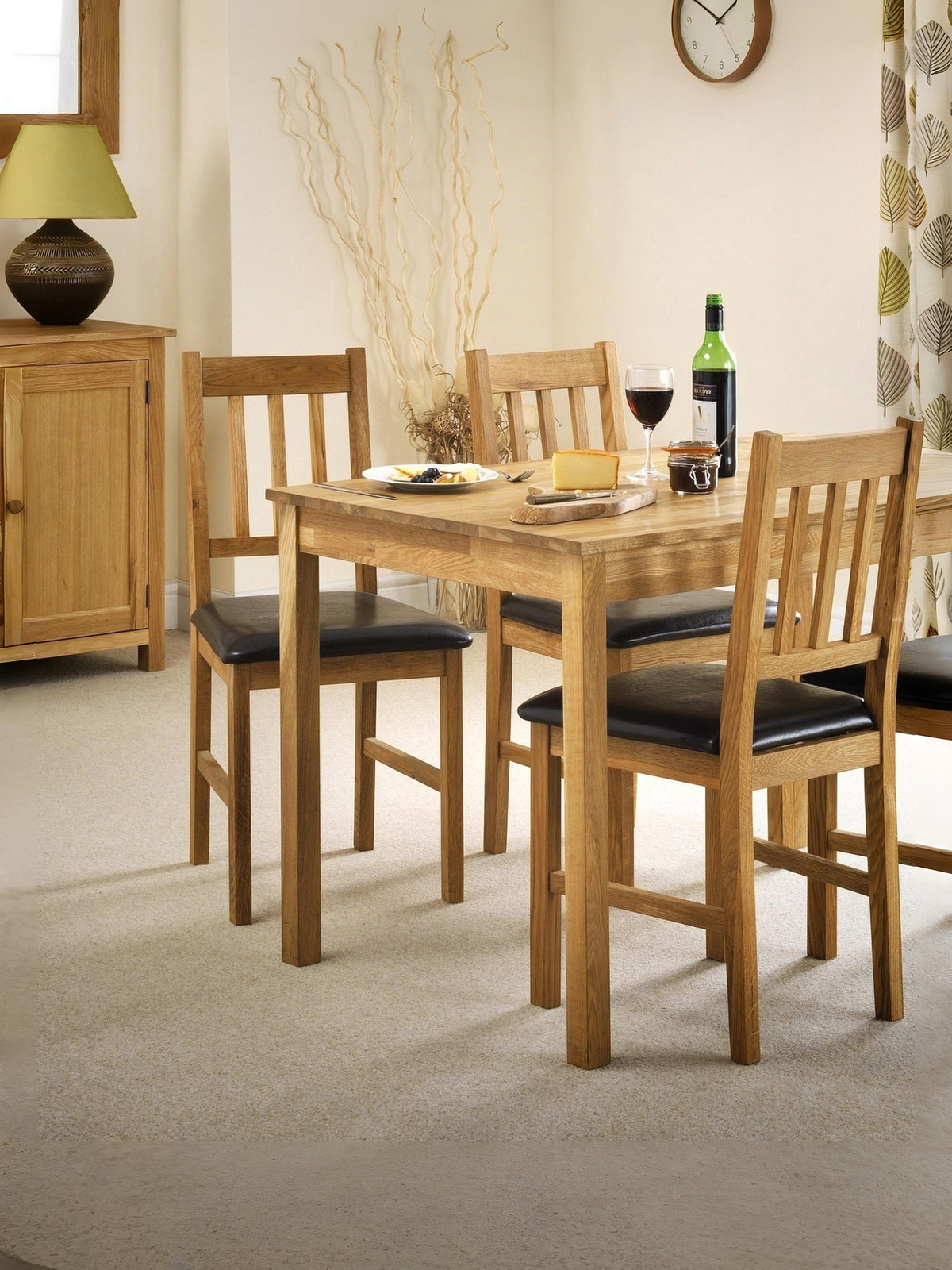 Set Of 2 Coxmoor Chairs - Oak (oos)