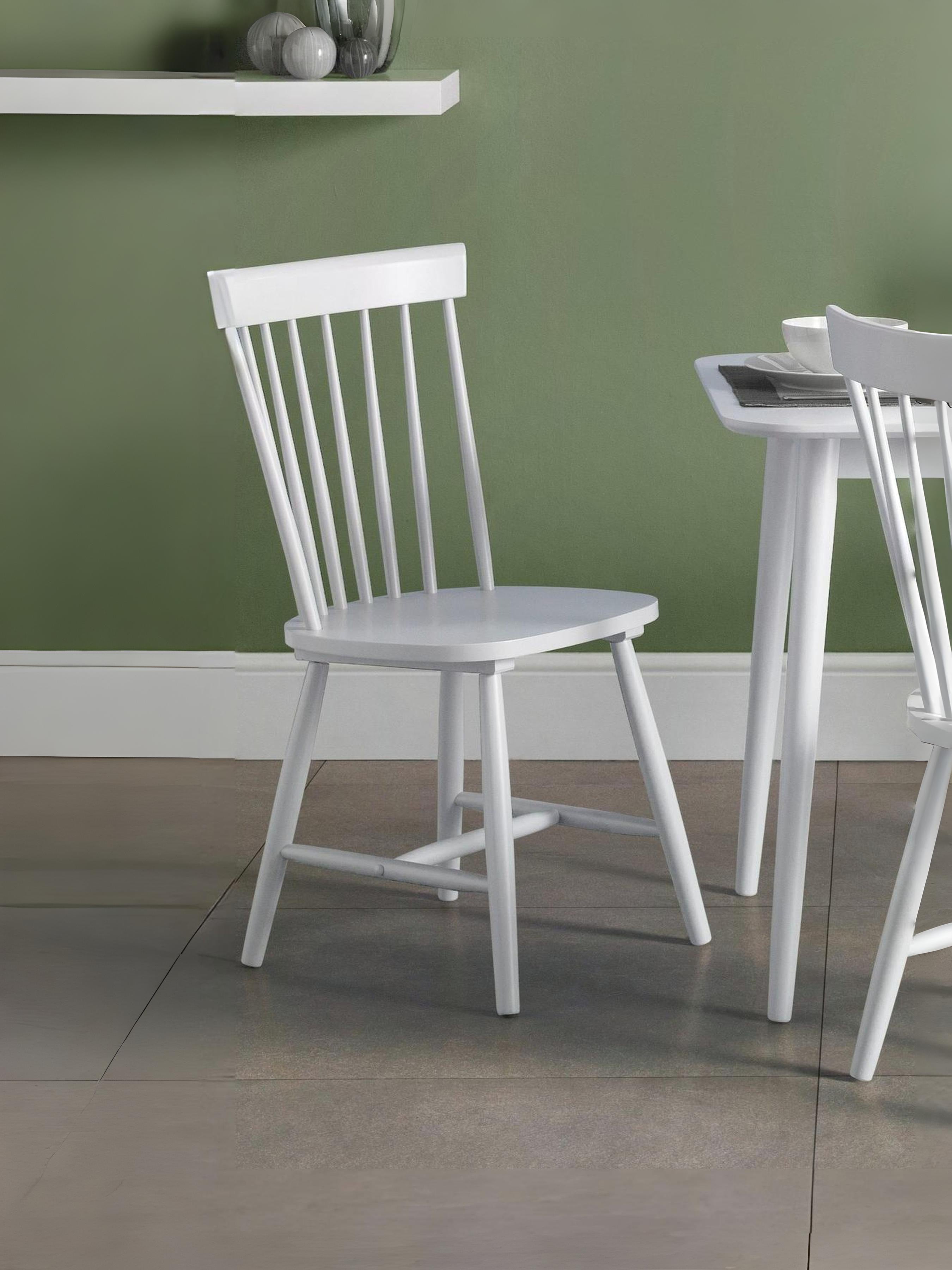 Set Of 4 Torino White Chairs