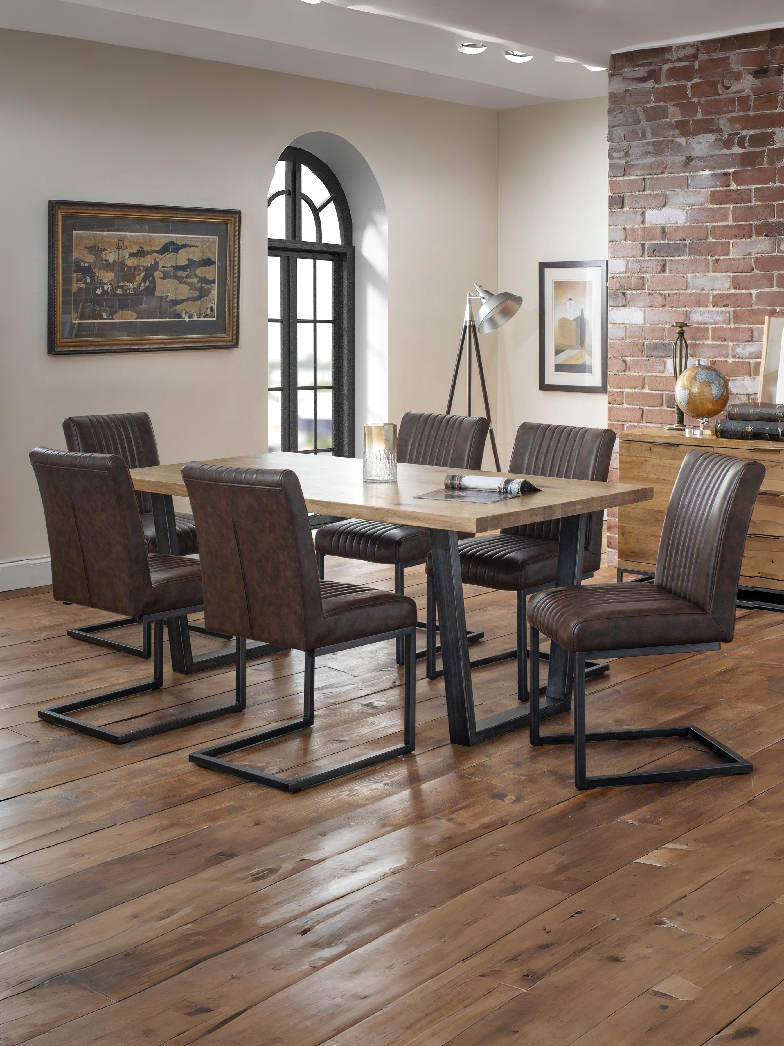 Set Of 2 Brooklyn Chairs - Brown