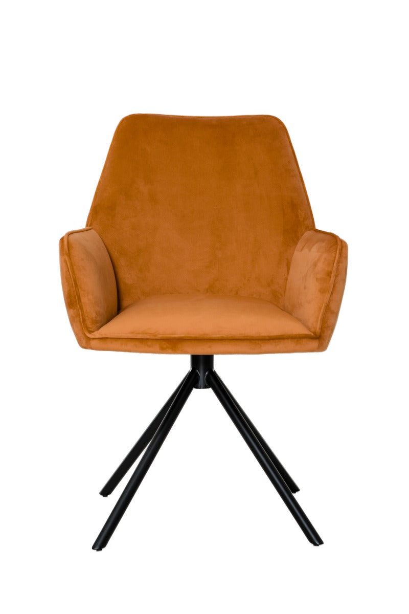 Two Uno Chairs - Burnt Orange