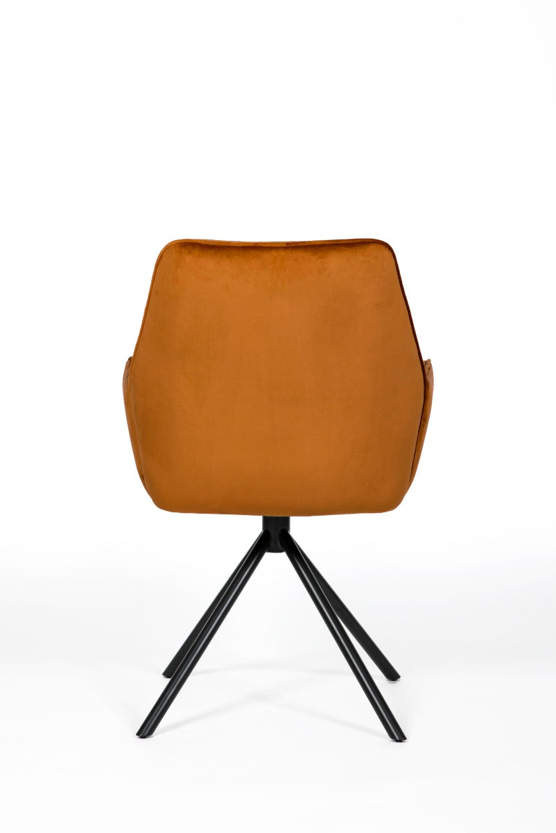 Two Uno Chairs - Burnt Orange