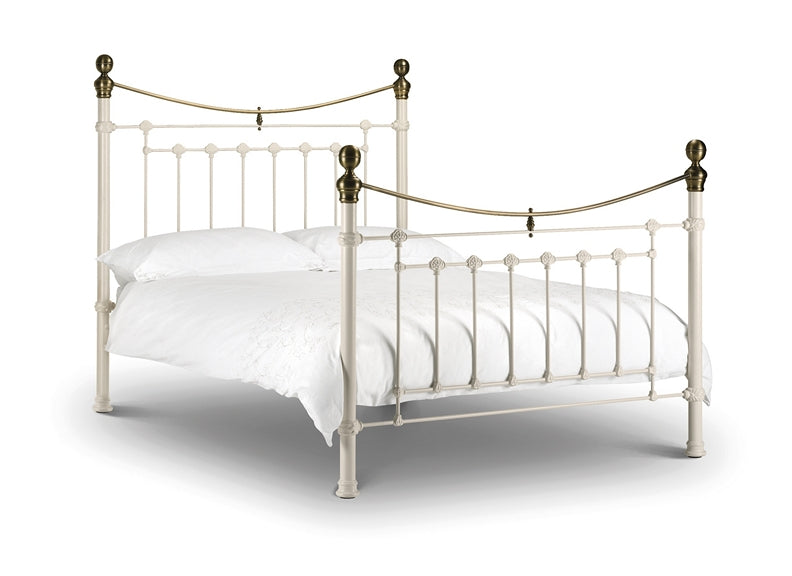 Victoria Stone White Bed
