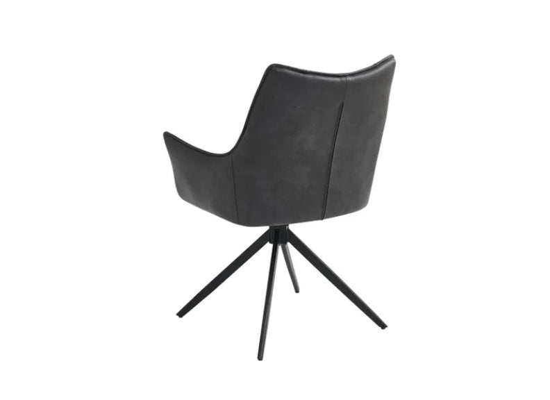 Cora Kass White Dining Table W/Vito PU Chairs
