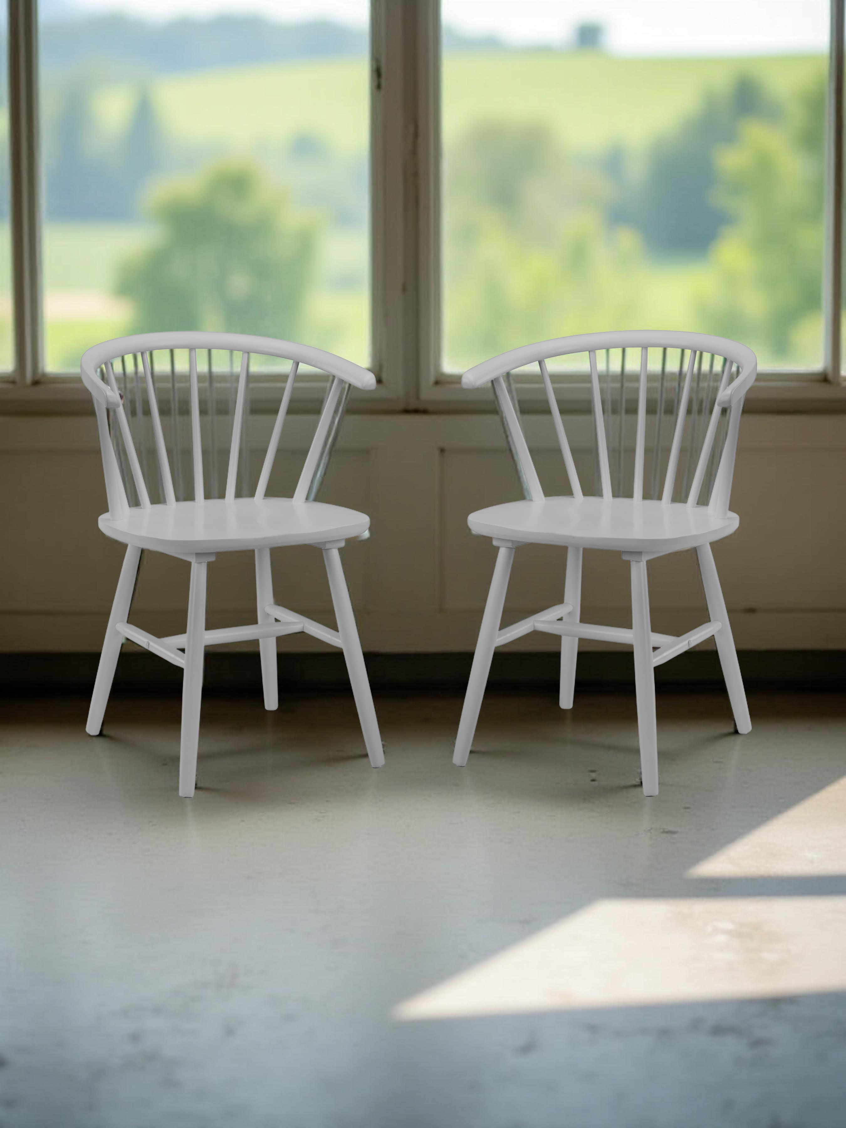 Set Of 2 Modena Dining Chairs - Grey