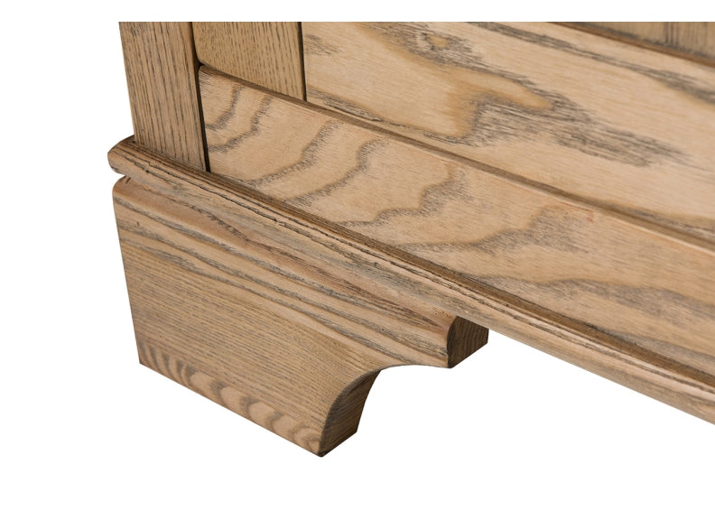 Valent Washed Oak Sideboard - leg