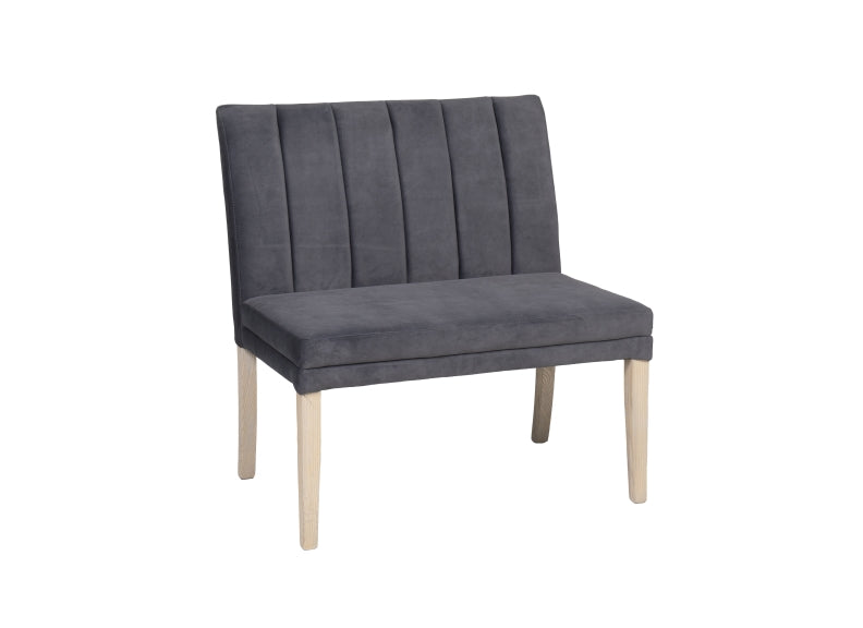 Valent 90 cm Short Fabric Dining Bench