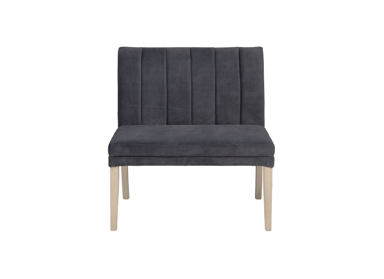Valent 90 cm Short Fabric Dining Bench