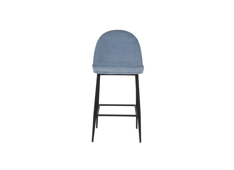 Valent Blue Bar Chair - front