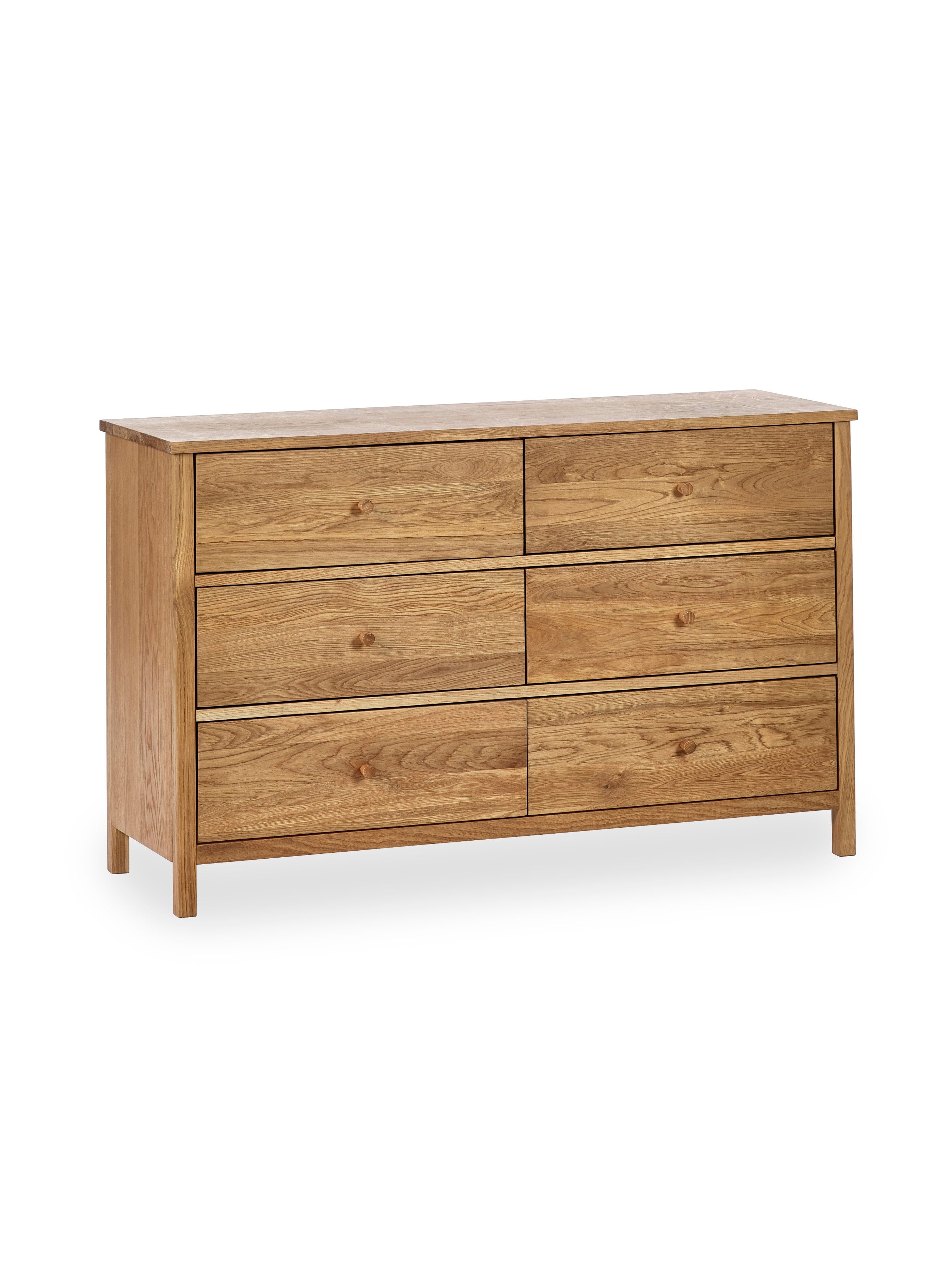 Coxmoor 6 Drawer Chest - Oak