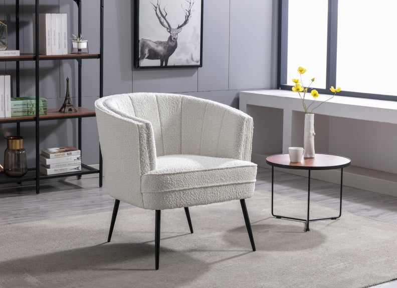 Wendy Boucle Cream Tub Chair